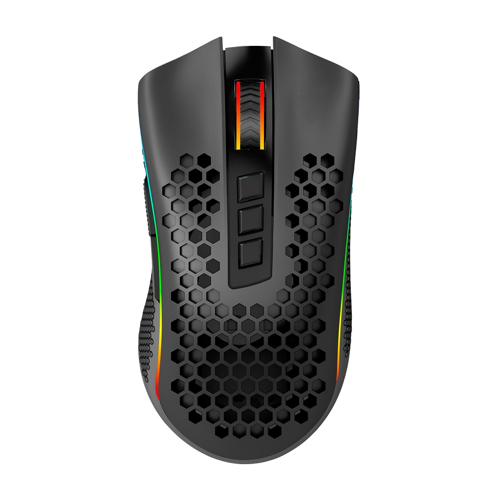 Mouse Gamer Redragon Storm Pro M808-KS RGB 16000 DPI S/ Fio - Preto