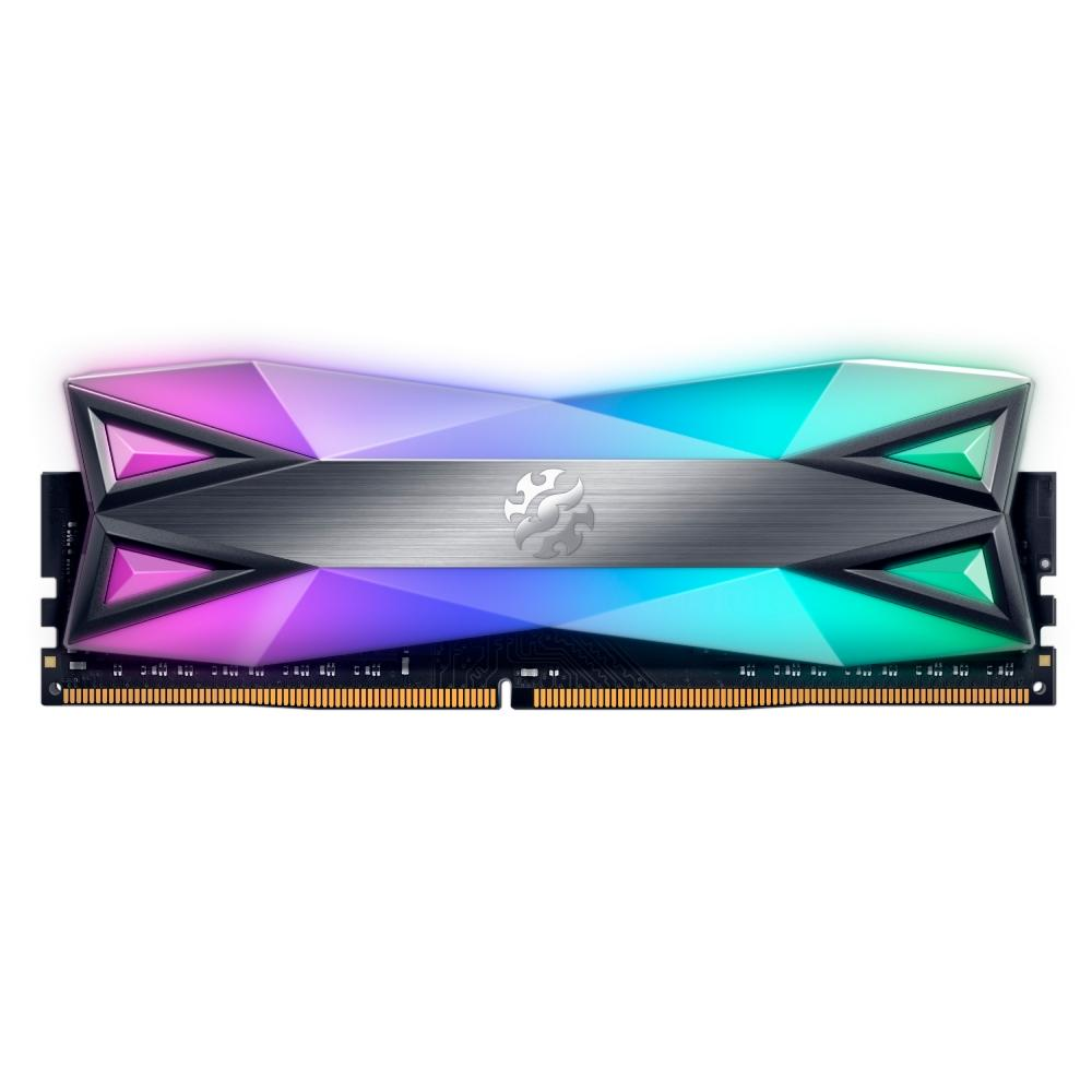 Memória XPG 8GB Spectrix D60G RGB DDR4 3200 Mhz - AX4U32008G16A-ST60