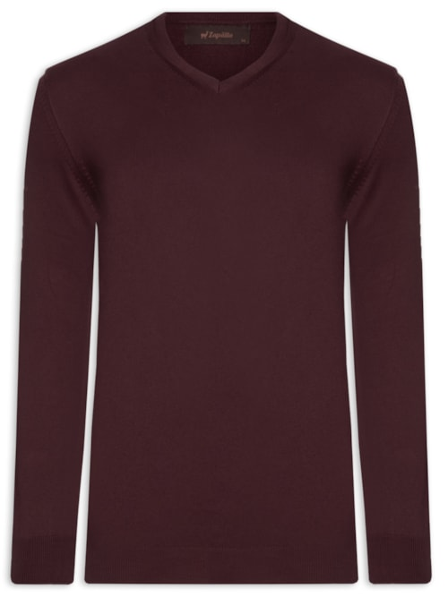 Blusa Masculina Tricot V Neck - Vermelho Blusa Masculina Tricot V Neck - Vermelho