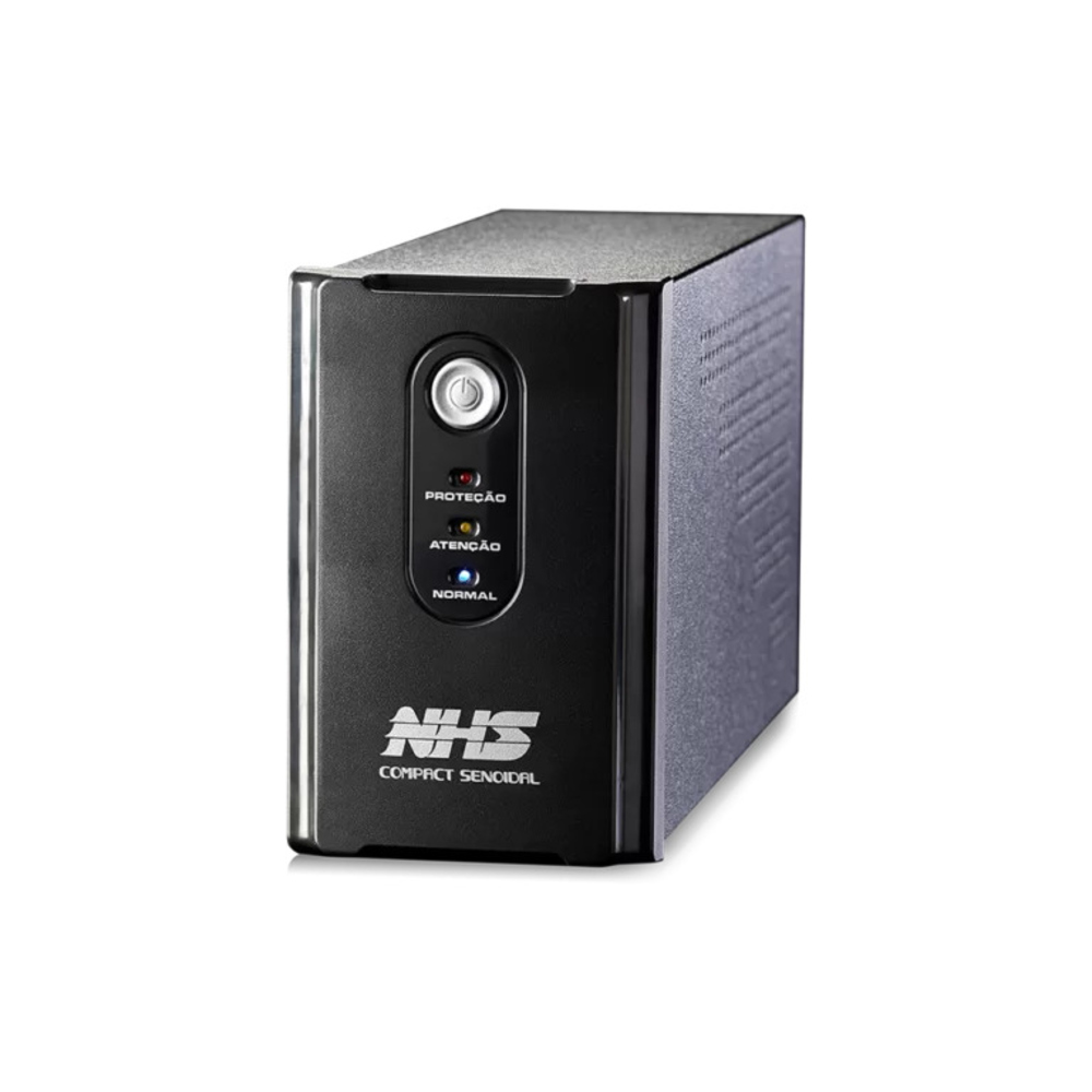 Nobreak NHS Compact Senoidal 1000Va E. Bivolt S. 220v (120v via jumper interno) Bat 2x7Ah - 91.A0.010701