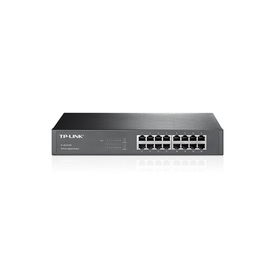 Switch TP-Link 16 Portas TL-SG1016D Gigabit 10/100/1000Mbps Rack