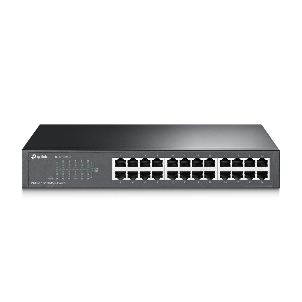 Switch TP-Link Rack 24 portas 10/100Mbps - TL-SF1024D Switch TP-Link Rack 24 portas 10/100Mbps - TL-SF1024D