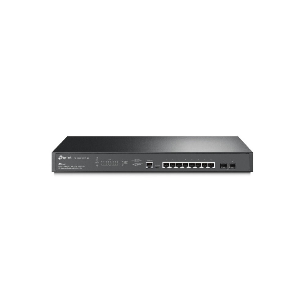 Switch TP-Link 8 Portas POE+ 2 Slots SFP 10GE - TL-SG3210XHP-M2 Switch TP-Link 8 Portas POE+ 2 Slots SFP 10GE - TL-SG3210XHP-M2