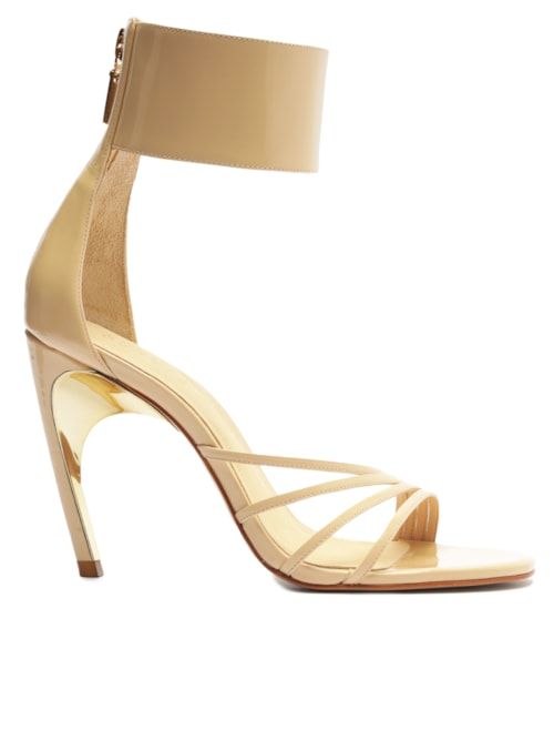 Sandália Feminina Curve Heels - Bege Sandália Feminina Curve Heels - Bege
