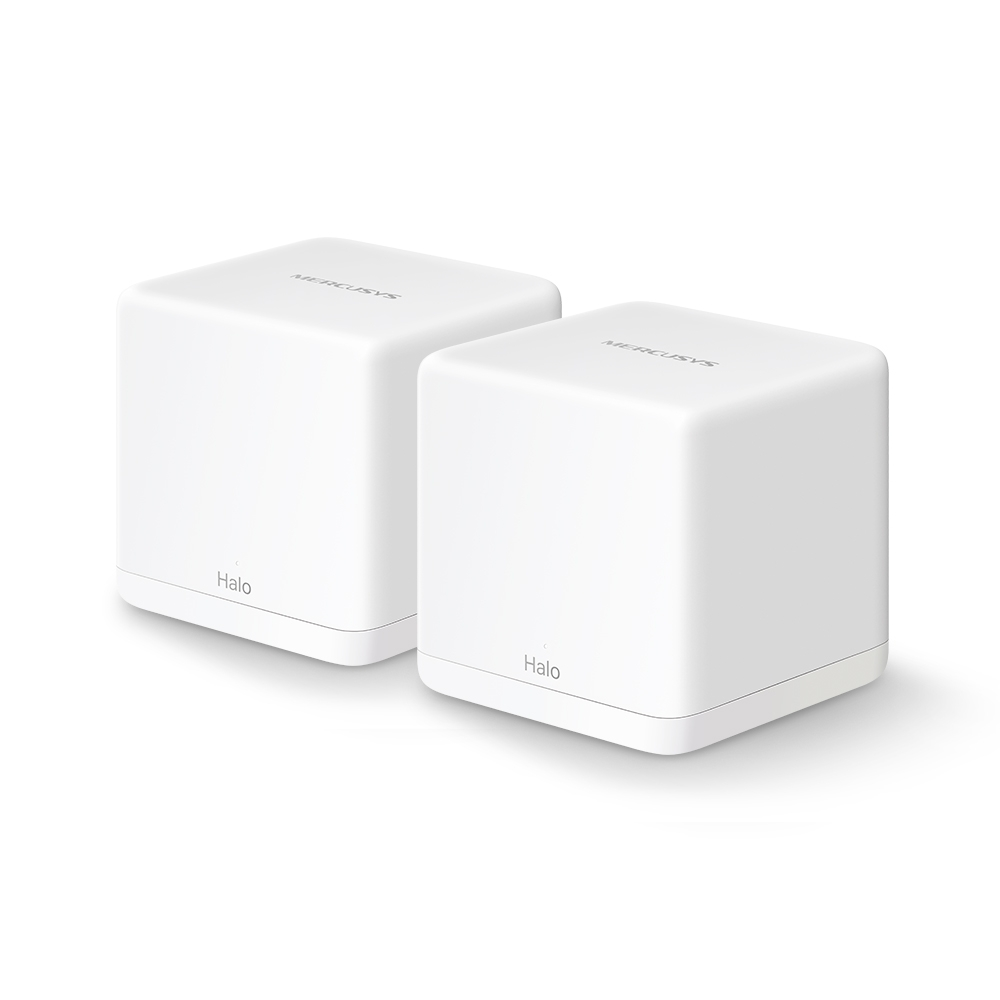 Roteador Wi-Fi Mesh Mercusys HALO H30G (2 unid.) Gigabit AC1300 Roteador Wi-Fi Mesh Mercusys HALO H30G (2 unid.) Gigabit AC1300