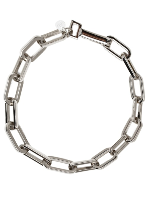 Colar Feminino Elos - Prata