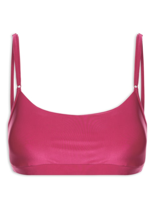 Top Alça Reta Liso - Rosa Top Alça Reta Liso - Rosa
