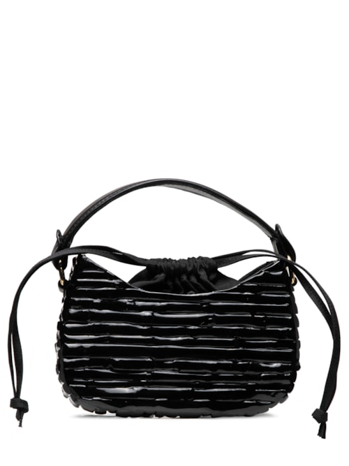 Bolsa Feminina Kitty Baby Bambu Lacca - Preto Bolsa Feminina Kitty Baby Bambu Lacca - Preto