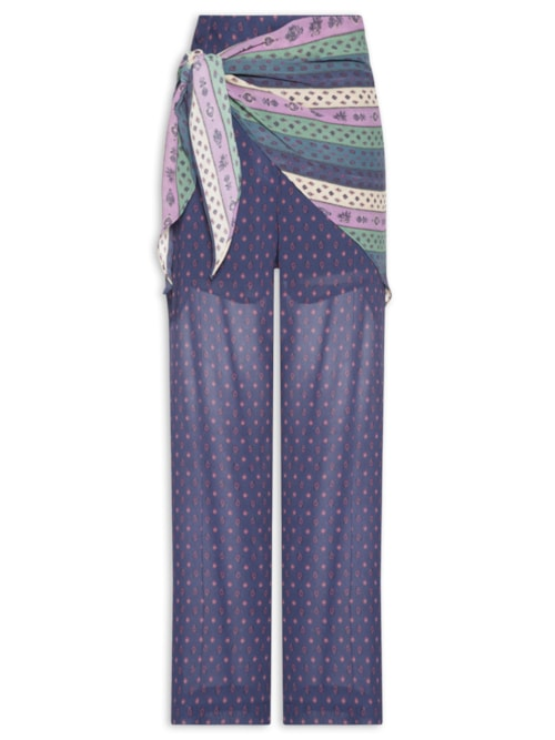 Calça Feminina GGT Estampa Tuk Tuk - Azul