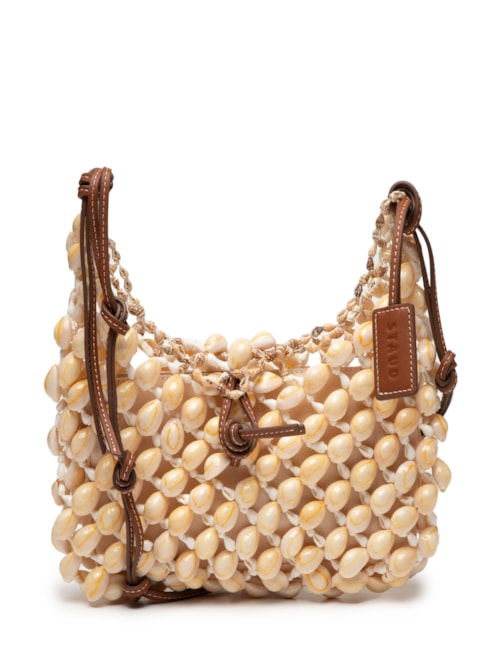 Bolsa Feminina Vacanza Shell Shoulder Bag - Bege Bolsa Feminina Vacanza Shell Shoulder Bag - Bege