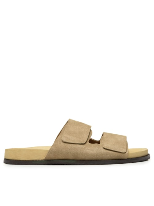 Sandália Masculina Camurça Alanya - Bege Sandália Masculina Camurça Alanya - Bege