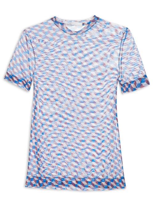 Blusa Feminina Tule Serena - Azul Blusa Feminina Tule Serena - Azul