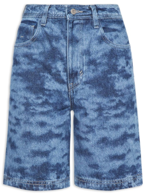 Bermuda Feminina Jeans Susi - Azul