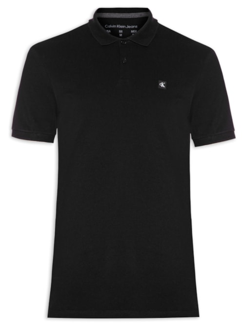 Polo Masculina Manga Curta Premium - Preto Polo Masculina Manga Curta Premium - Preto