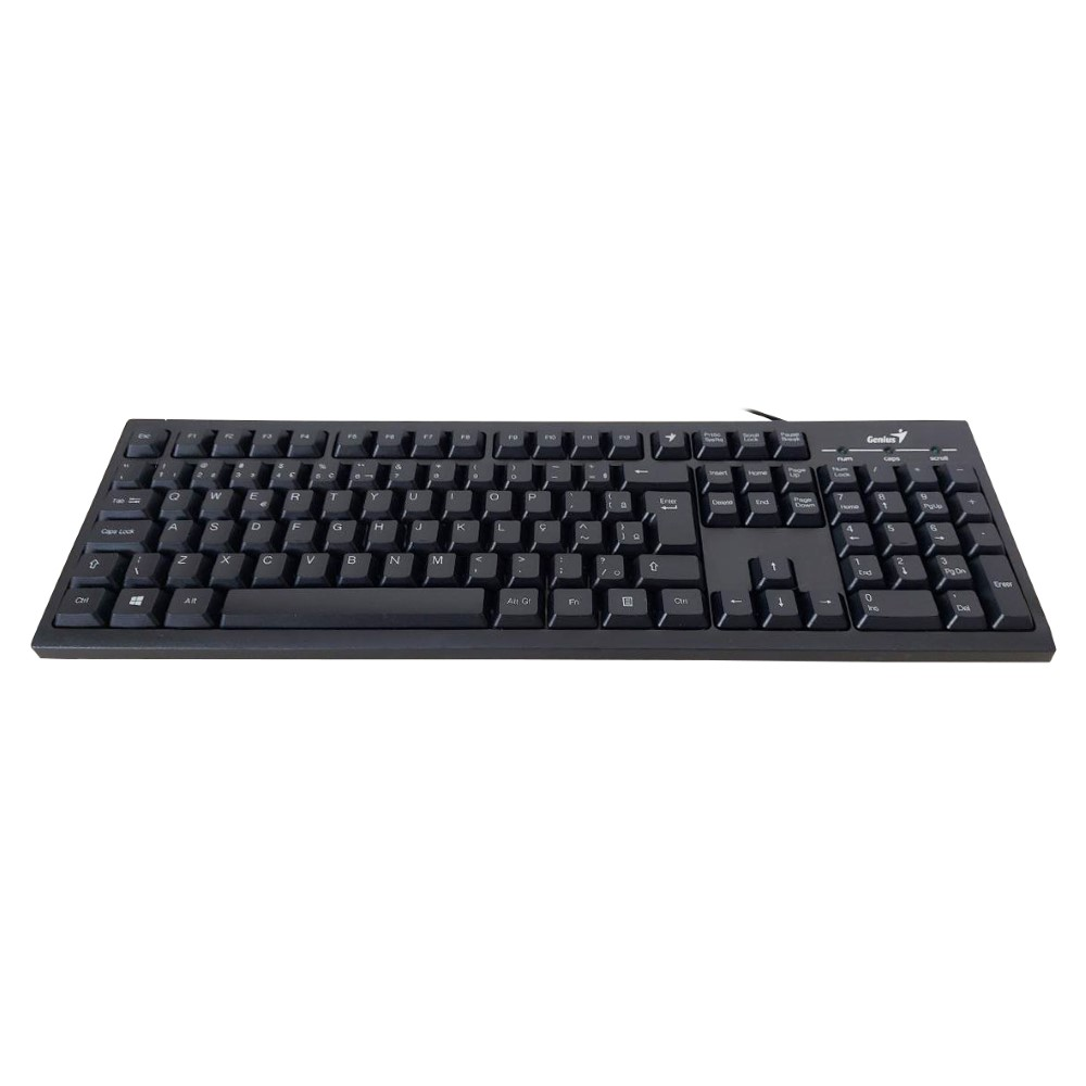 Teclado Membrana Genius Smart KB-100 C/Fio Preto