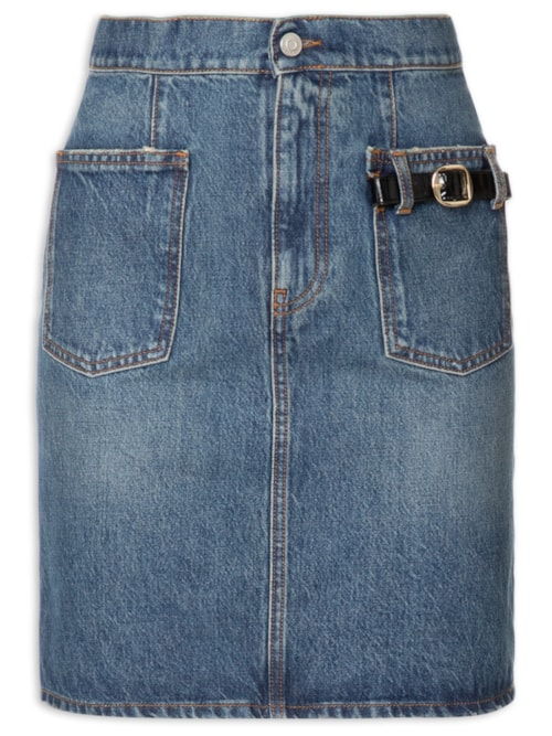 Saia Denim Skirt - Azul Saia Denim Skirt - Azul