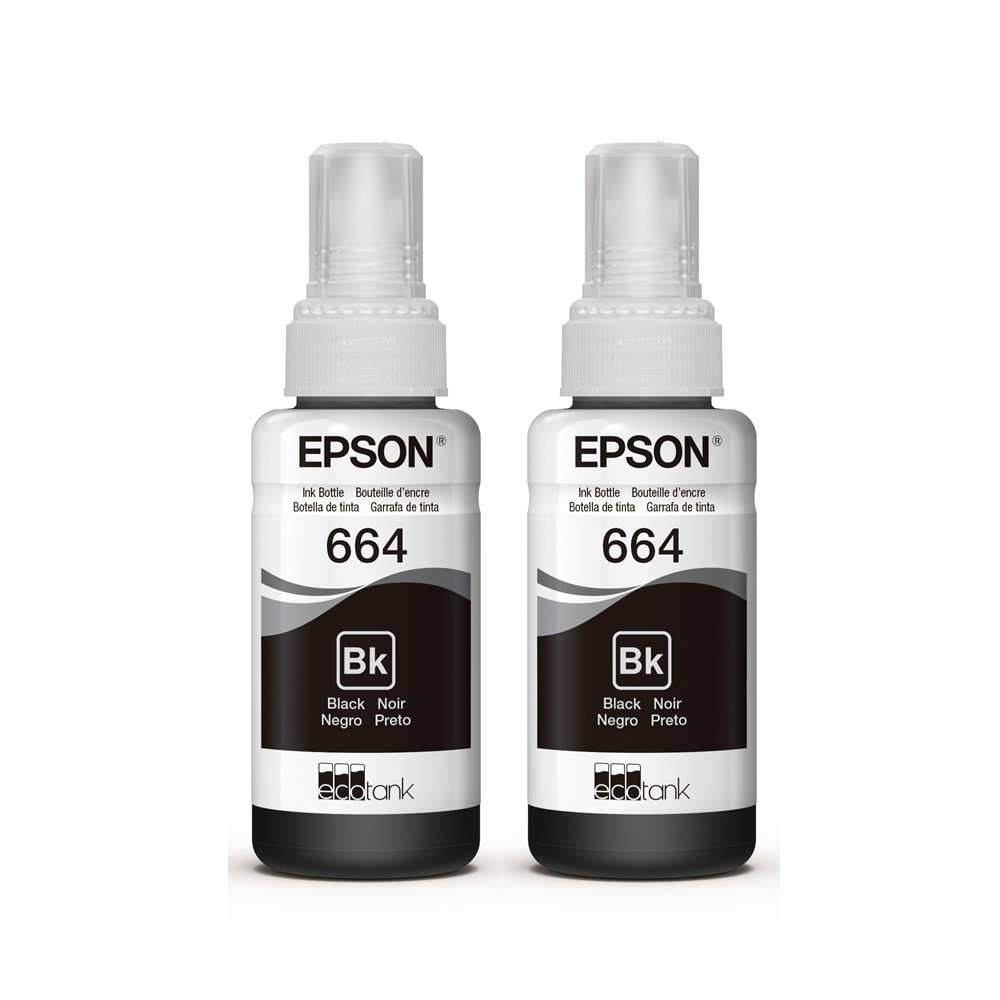 Kit Refil de Tinta Epson T664 2 Und Preto