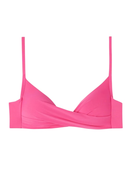 Parte De Cima De Biquíni Triângulo Almofadado Graduado Soft Cruzado Indonésia - Rosa Parte De Cima De Biquíni Triângulo Almofadado Graduado Soft Cruzado Indonésia - Rosa
