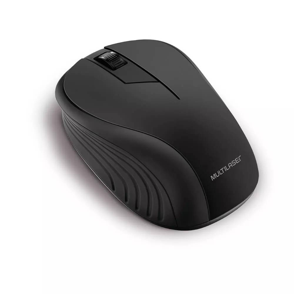 Mouse Multilaser Wireless 2.4Ghz Preto - MO212