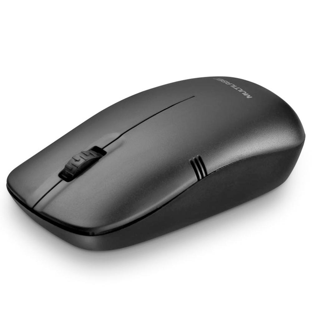 Mouse Multilaser Wireless 2.4Ghz 1200 DPI MO285 - Preto