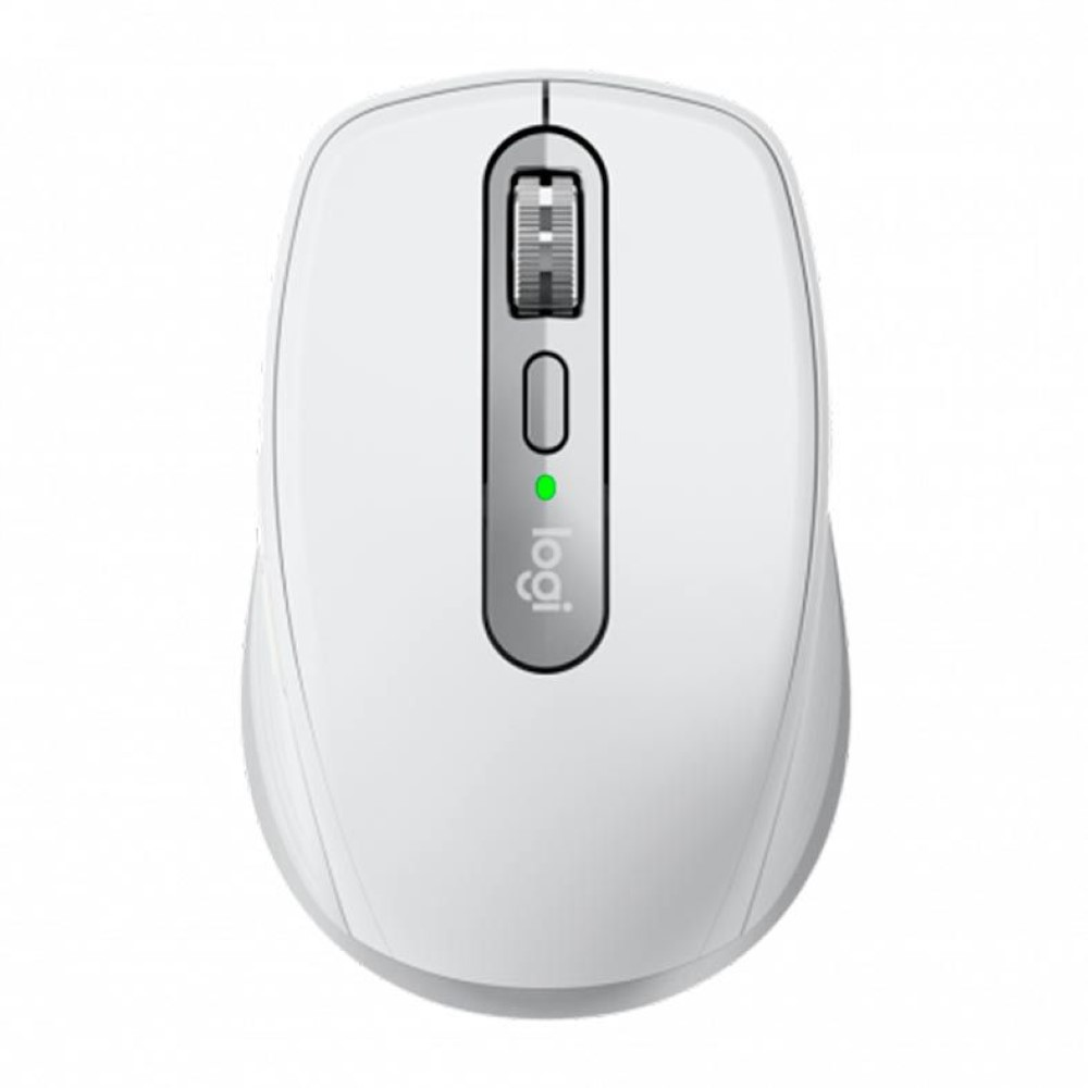 Mouse Logitech MX Anywhere 3 Bluetooth 1000 DPI 6 Botões - Cinza Claro/Branco