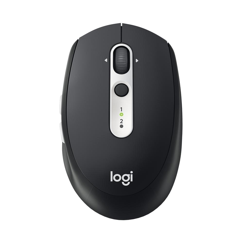 Mouse Logitech M585 USB Unifying / Bluetooth Multi Dispositivos C/ Pilha Preto - 910-005012