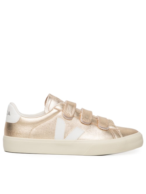 Tênis Feminino Recife ChromeFree Leather Platine - Dourado Tênis Feminino Recife ChromeFree Leather Platine - Dourado