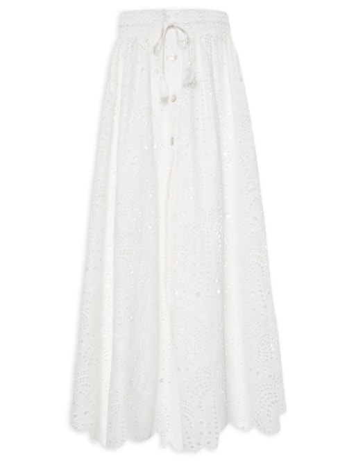 Saia Laise Coqueiros - Branco