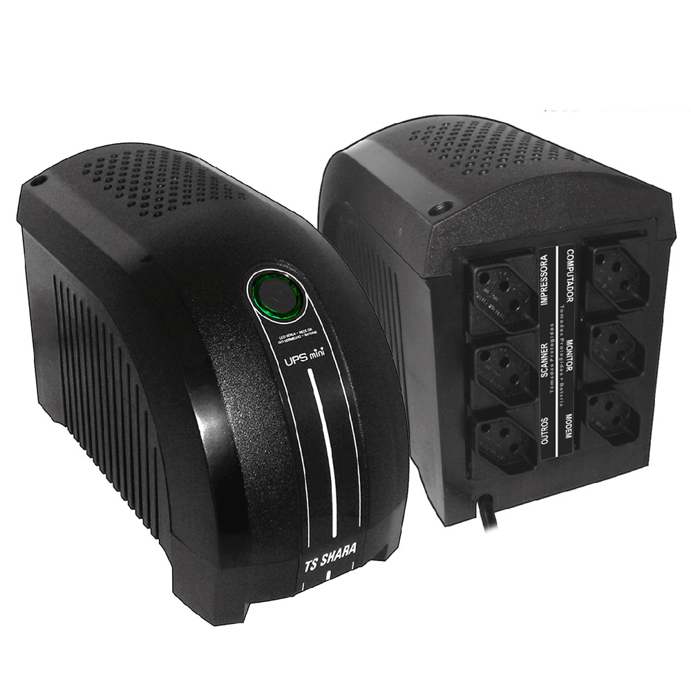 Nobreak TS SHARA UPS Mini 600VA 1Bat E.BIVOLT 115/220V S.115V 6T