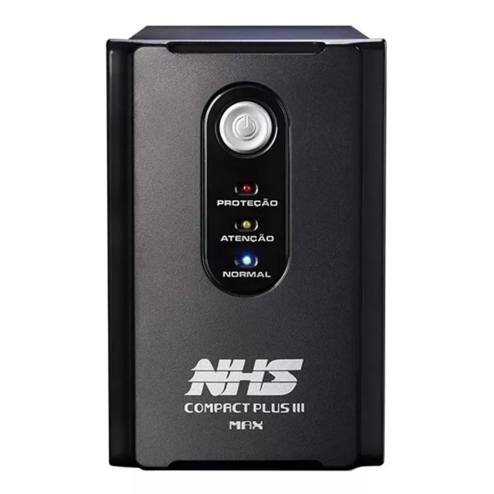 Nobreak NHS Compact Senoidal Max 1400VA/840w E. Bivolt / S. 220 ou 120 (Jumper Interno) Selada 2x9Ah - 91.B0.014103