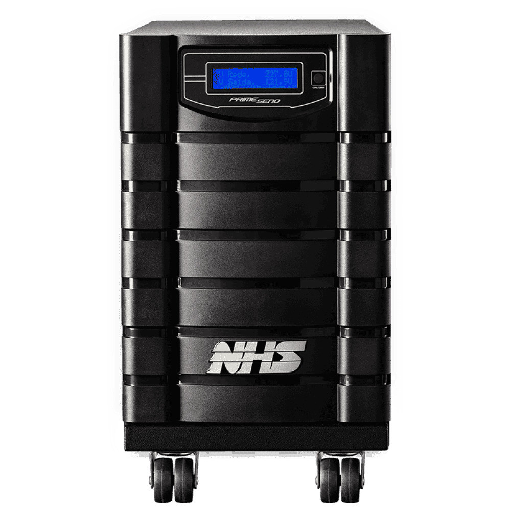 Nobreak NHS Prime Senoidal 3000VA E.Bivolt Saida 120V / 220V Bateria 8x7Ah/96V 8 Tomadas RS232