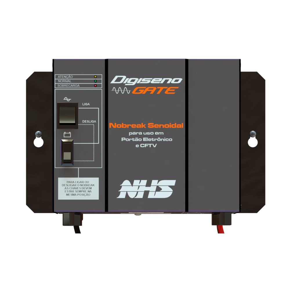 Nobreak NHS Compact Senoidal Max 1400VA 2 Bateras de 9Ah, Entrada Bivolt, Saída 120V / 220V, Engate,USB
