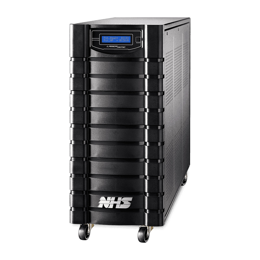 Nobreak NHS Laser Senoidal 5000VA E. Bivolt S. 220V ou 120V Bateria 12 x 9Ah 144V USB ENG - 91.D1.050001 Nobreak NHS Laser Senoidal 5000VA E. Bivolt S. 220V ou 120V Bateria 12 x 9Ah 144V USB ENG - 91.D1.050001