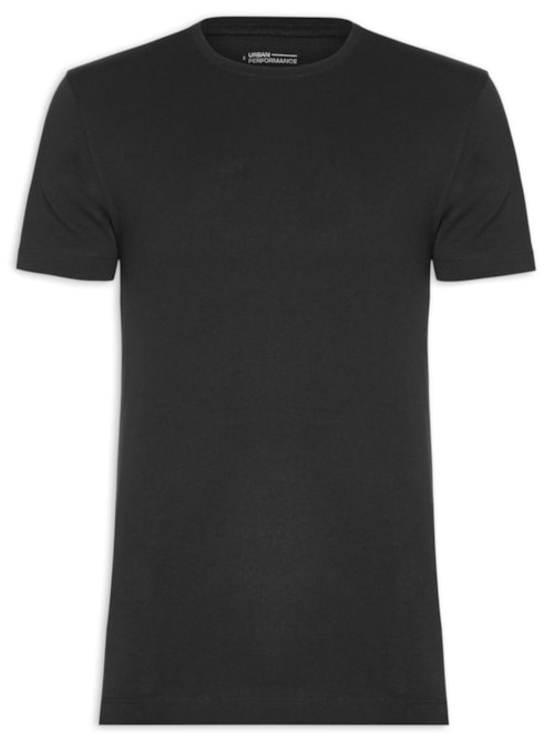 Camiseta Masculina Manga Curta Pima Performing - Preto Camiseta Masculina Manga Curta Pima Performing - Preto