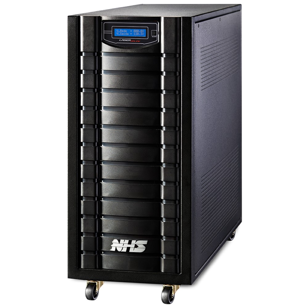 Nobreak NHS Laser Expert Online Isolador 6000VA E.220V S.120V ou 220V (jumper interno) 6 x 9Ah Seladas RS232 - 92.B3.060100 Nobreak NHS Laser Expert Online Isolador 6000VA E.220V S.120V ou 220V (jumper interno) 6 x 9Ah Seladas RS232 - 92.B3.060100