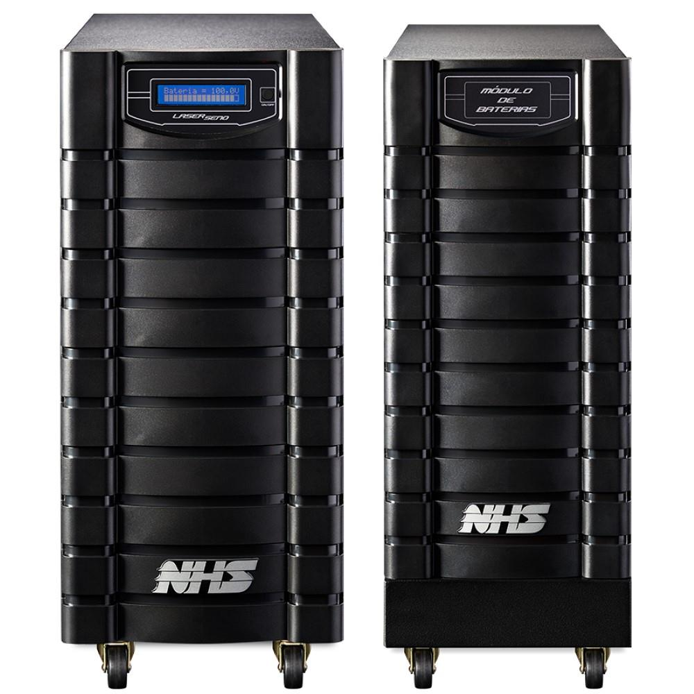 Nobreak NHS Laser Senoidal 3300VA EXT E.Bivolt / S.220V ou 120V (jumper externo) / estacionaria 3 x 45Ah / ENG / USB + Mod Bat 6 x 45Ah - 91.D0.033453