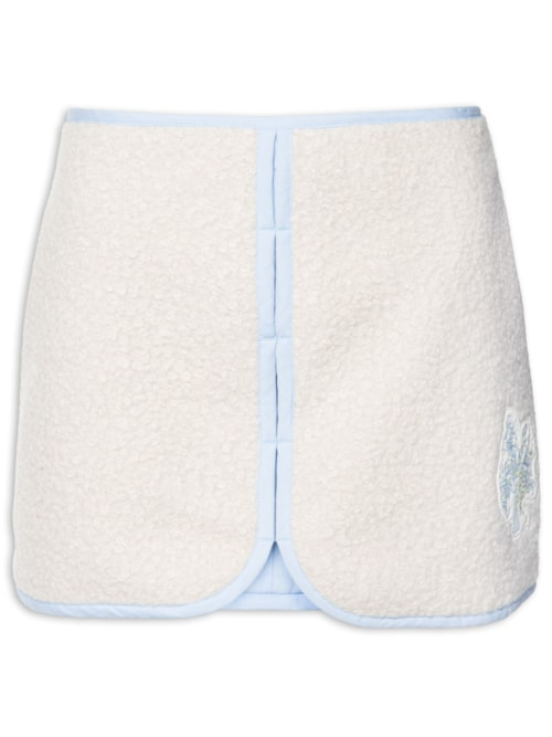 Saia Carmina Fluffy Color - Off White Saia Carmina Fluffy Color - Off White