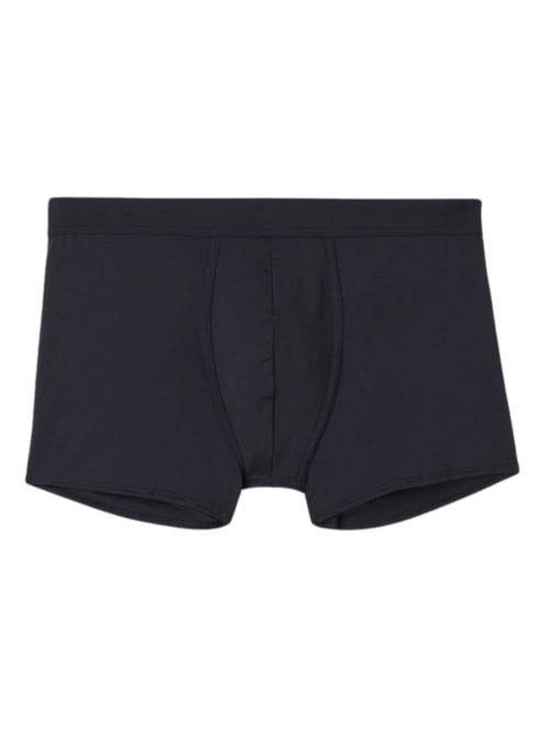 Cueca Boxer Em Microfibra - Azul Cueca Boxer Em Microfibra - Azul