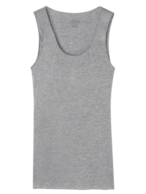 Blusa De Alças Largas Em Modal Cashmere Ultralight - Cinza Blusa De Alças Largas Em Modal Cashmere Ultralight - Cinza
