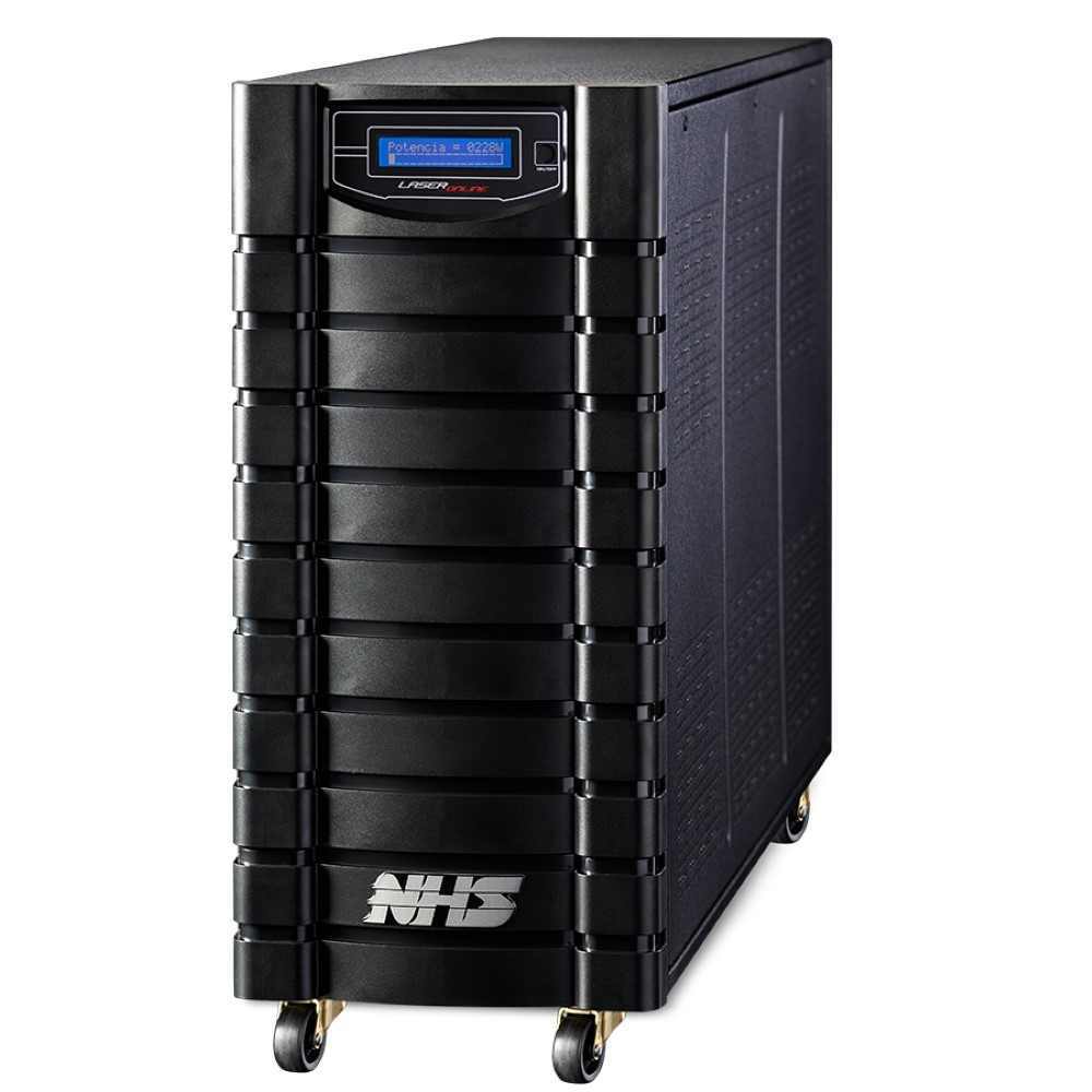 Nobreak NHS Laser Ext Online Isolador 5000VA E.220V / S.220V / RS232 / 12 x 9Ah Seladas - 92.B3.050100