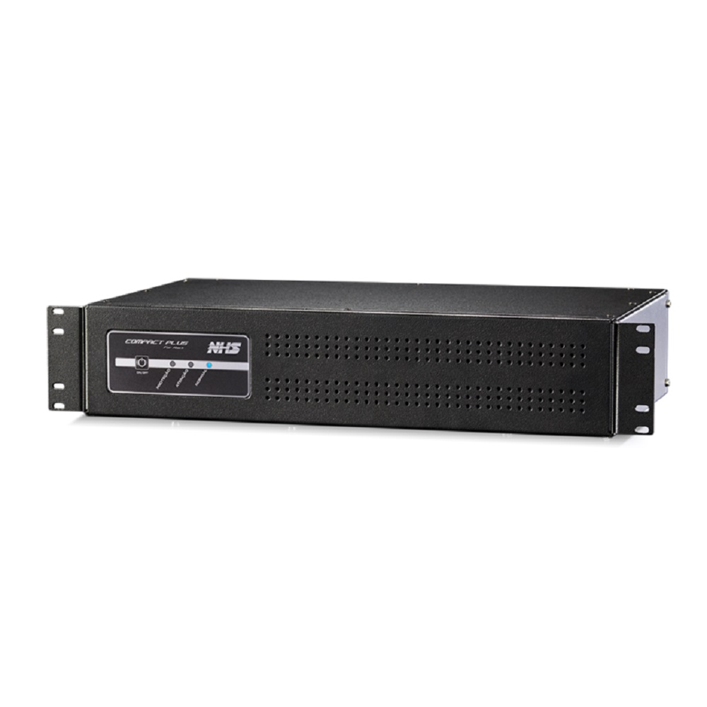 Nobreak NHS Compact Plus III 1200VA Rack 2U E. Bivolt S. 220V ou 120V (jumper interno) Bat Seladas. 2x7Ah (sem trilho) - 90.C1.012401