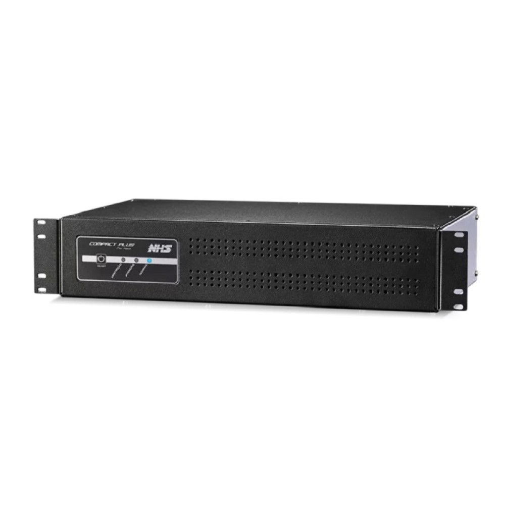 Nobreak NHS Compact Plus III 1200VA Rack 2U E. Bivolt S.120V ou 220V (via jumper interno) Bat. Selada 2x7Ah - 90.C1.012400
