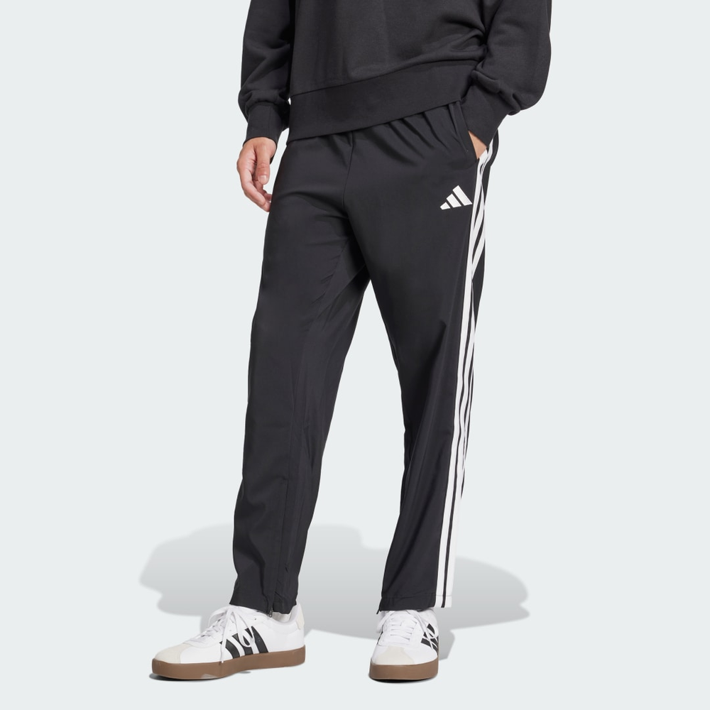 Calça Essentials Três Listras Stanford com Bainha Aberta Homem adidas