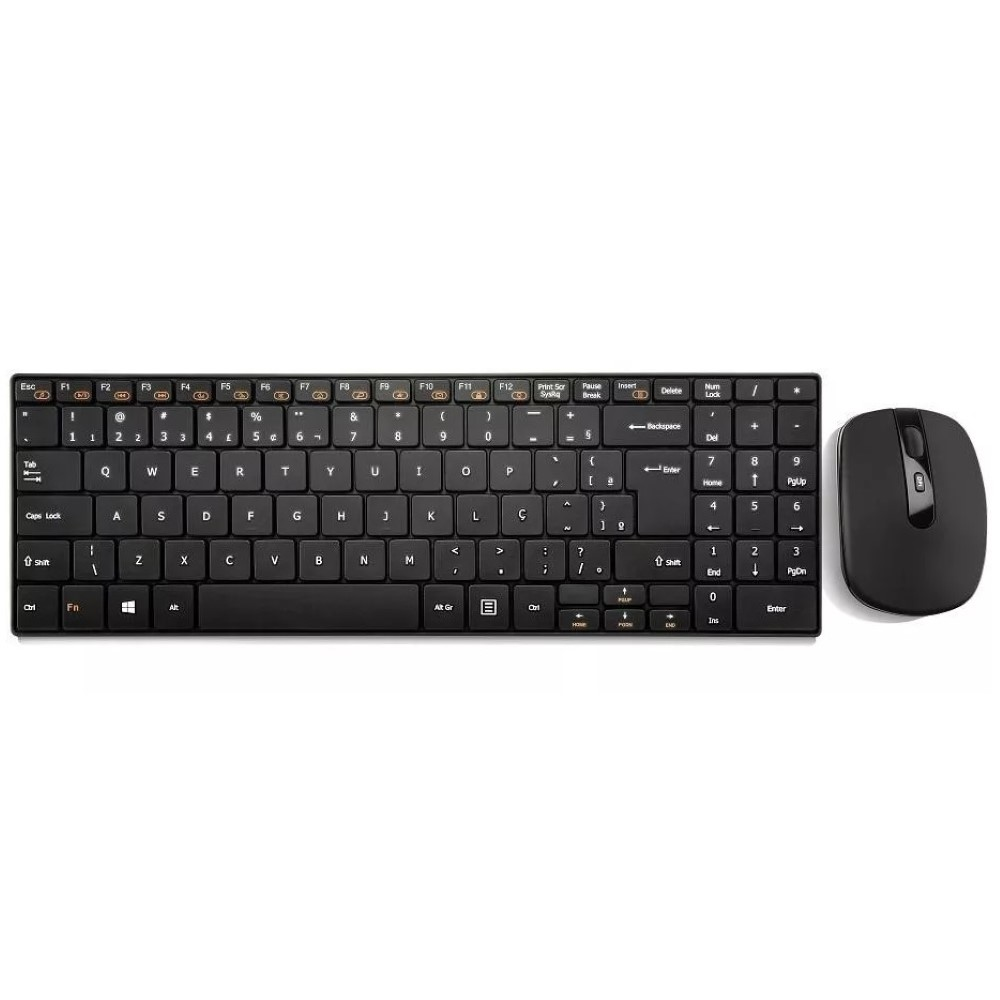 Kit Teclado e Mouse Multi Wireless Slim S/ Fio - TC202