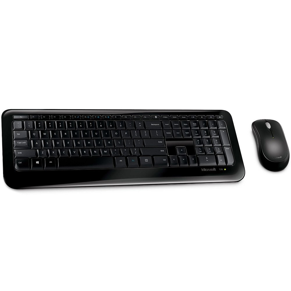 Kit Teclado e Mouse Microsoft Wireless Desktop 850 Preto