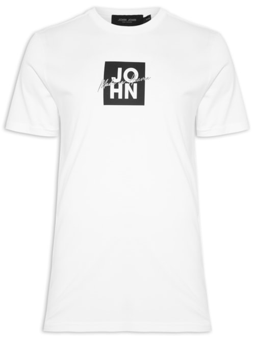 Camiseta Masculina Rg Glow Box Jj - Branco Camiseta Masculina Rg Glow Box Jj - Branco