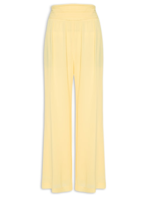 Calça Feminina Pantalona Luna - Amarelo