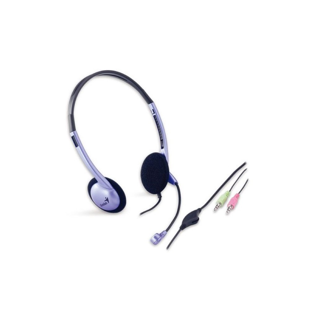 Headset Genius HS-02B P2 20Hz - 0KHz 1,8m - 31710037100