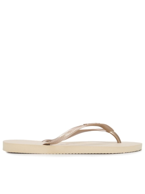 Sandália Feminina Havaianas Slim - Dourado Sandália Feminina Havaianas Slim - Dourado