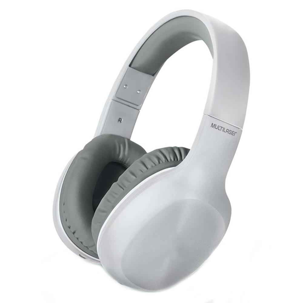 Fone de Ouvido POP PH247 Multilaser Bluetooth P2 C/Microfone - Branco